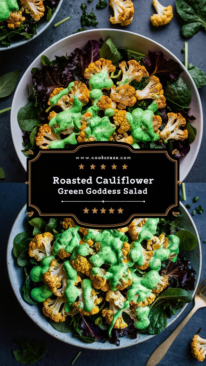 Roasted Cauliflower Green Goddess Salad Recipe 2025