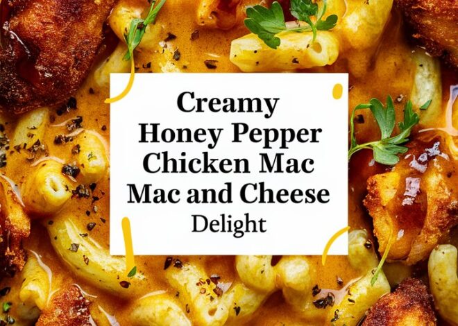 The Best Creamy Honey Pepper Chicken Mac and Cheese Recipe for Cozy Dinners 2025