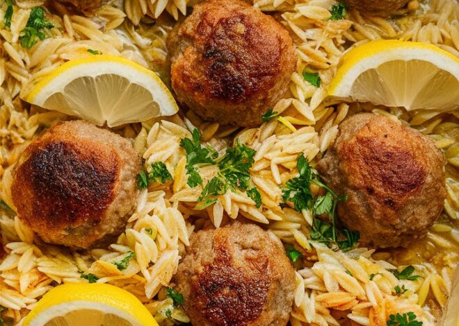 How to Make Juicy Greek Chicken Meatballs with Zesty Lemon Orzo 2025
