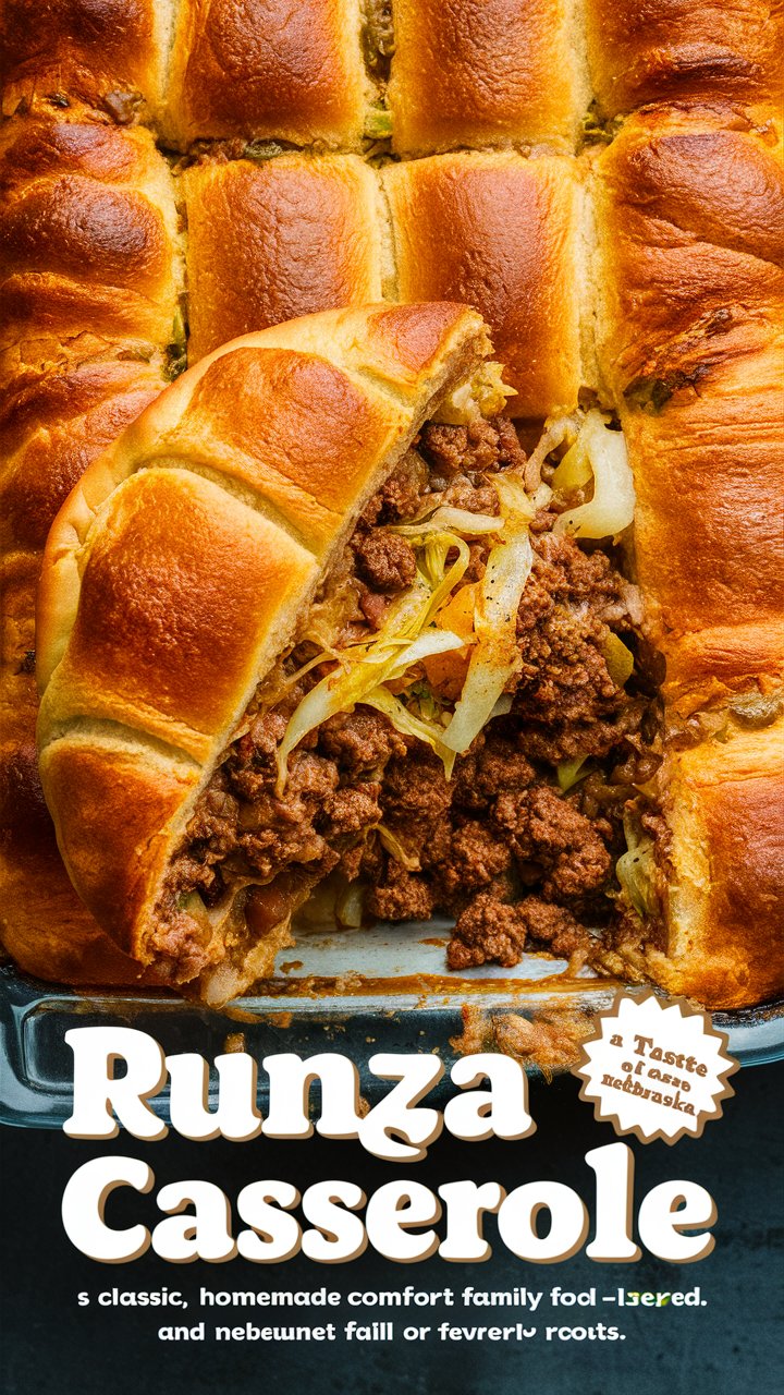 Hearty Runza Casserole with Beef and Cheese 2025