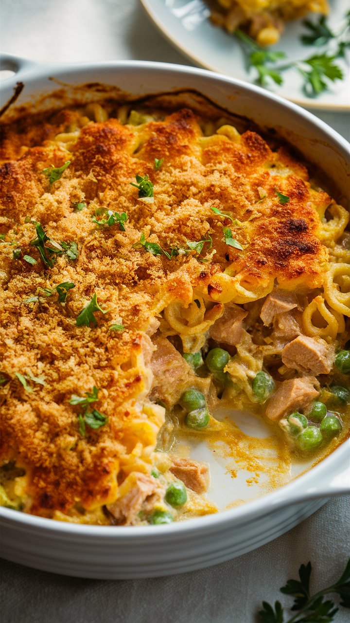 Easy Tuna Noodle Casserole with Cream Cheese – A Comforting Classic Reinvented 2025