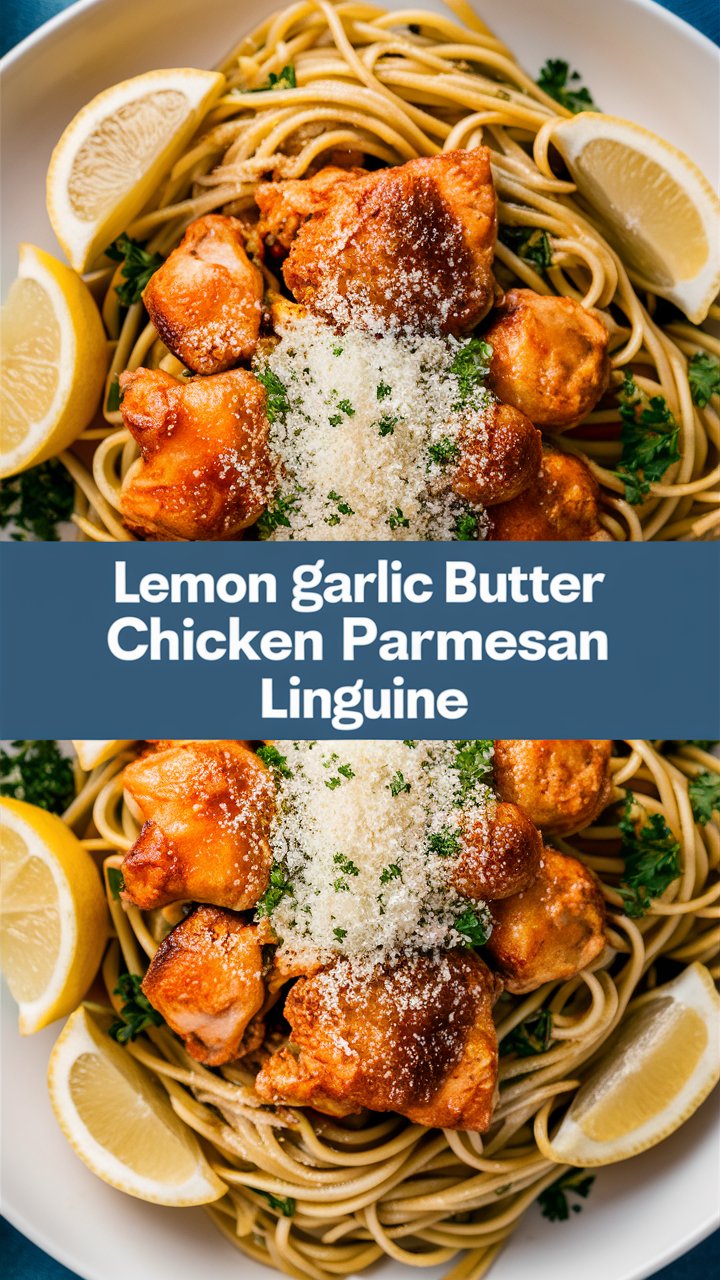 Creamy Lemon Garlic Butter Chicken Parmesan Linguine Recipe You’ll Love 2025