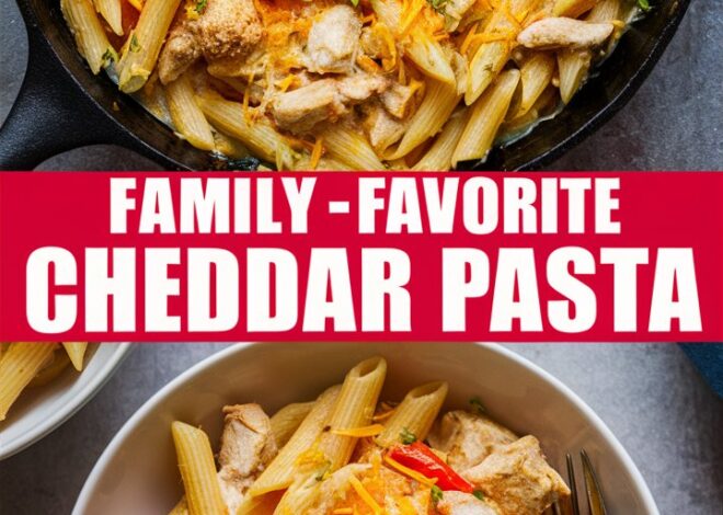 White Cheddar Chicken Pasta: A Deliciously Creamy & Easy Weeknight Dinner Recipe 2025