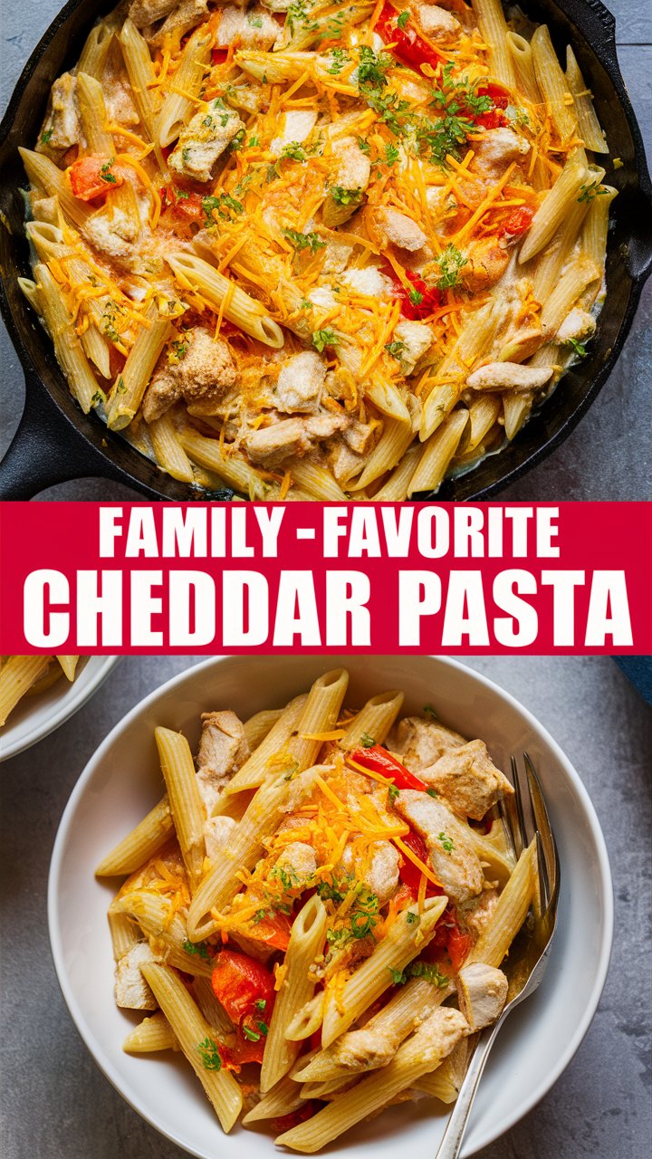 White Cheddar Chicken Pasta: A Deliciously Creamy & Easy Weeknight Dinner Recipe 2025