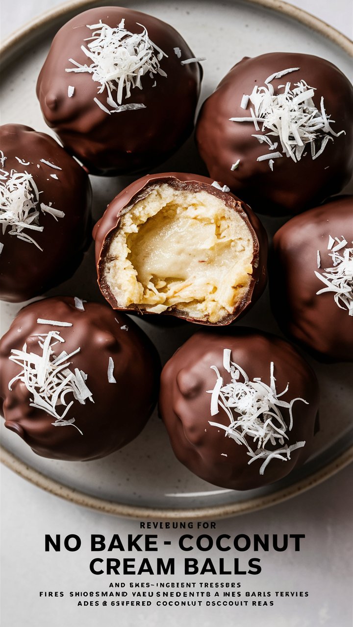 Dairy-Free Dark Chocolate Coconut Balls Recipe You’ll Love 2025
