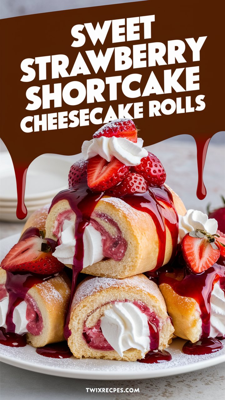 How to Make Perfect Strawberry Shortcake Cheesecake Rolls at Home 2025