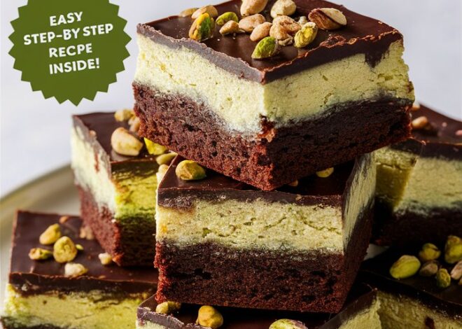 Pistachio Cheesecake Brownies Recipe 2025