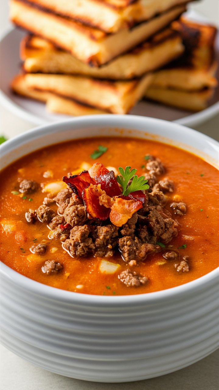 Easy and Delicious Cheeseburger Soup for Family Dinners 2025