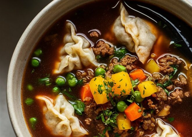 Delicious Easy Asian Dumpling Potsticker Soup Recipe – Ready in Under 20 Minutes 2025