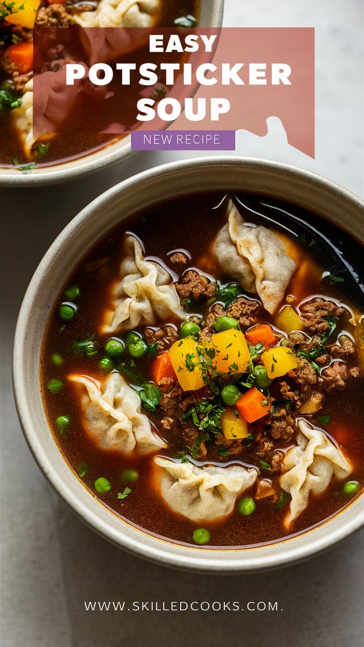 Delicious Easy Asian Dumpling Potsticker Soup Recipe – Ready in Under 20 Minutes 2025