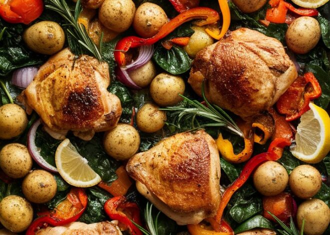 Healthy Sheet Pan Chicken and Roasted Vegetables Recipe 2025