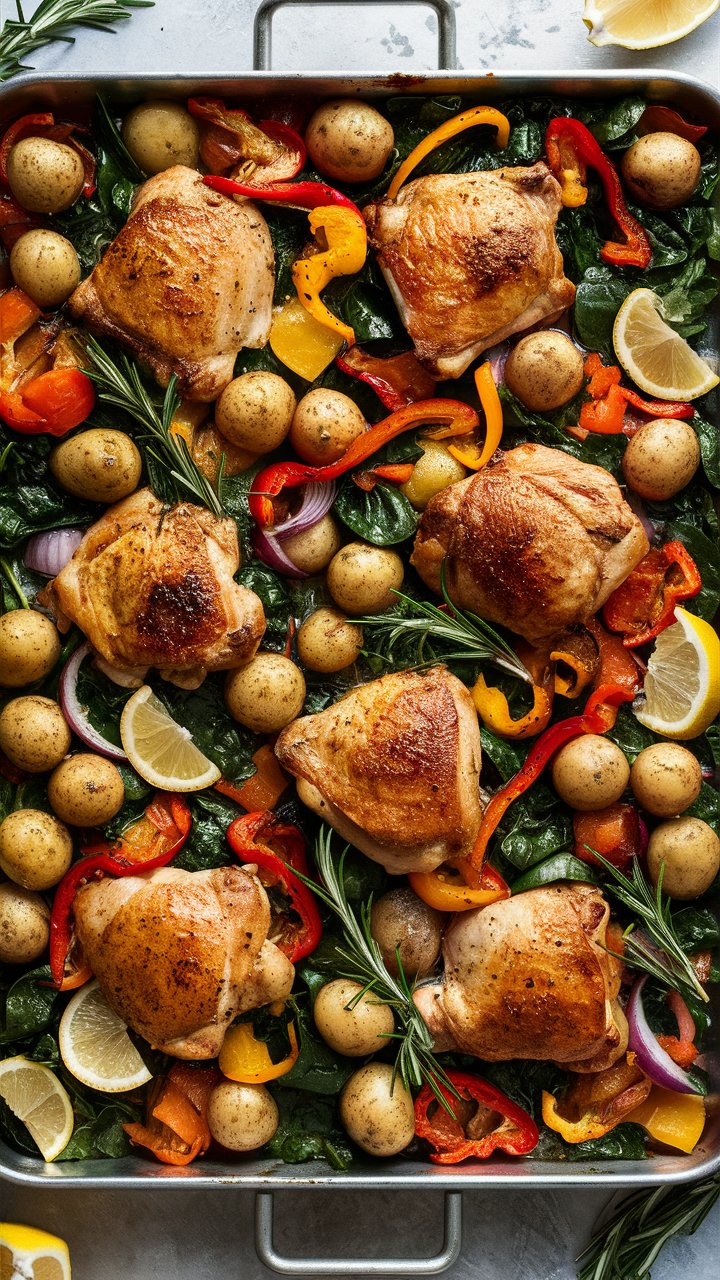 Healthy Sheet Pan Chicken and Roasted Vegetables Recipe 2025