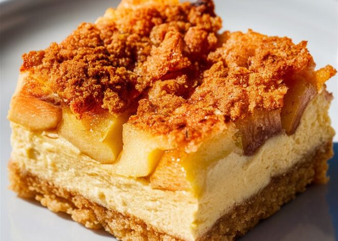 Creamy Apple Bars with Cheesecake Layer – Fall Favorite 2025