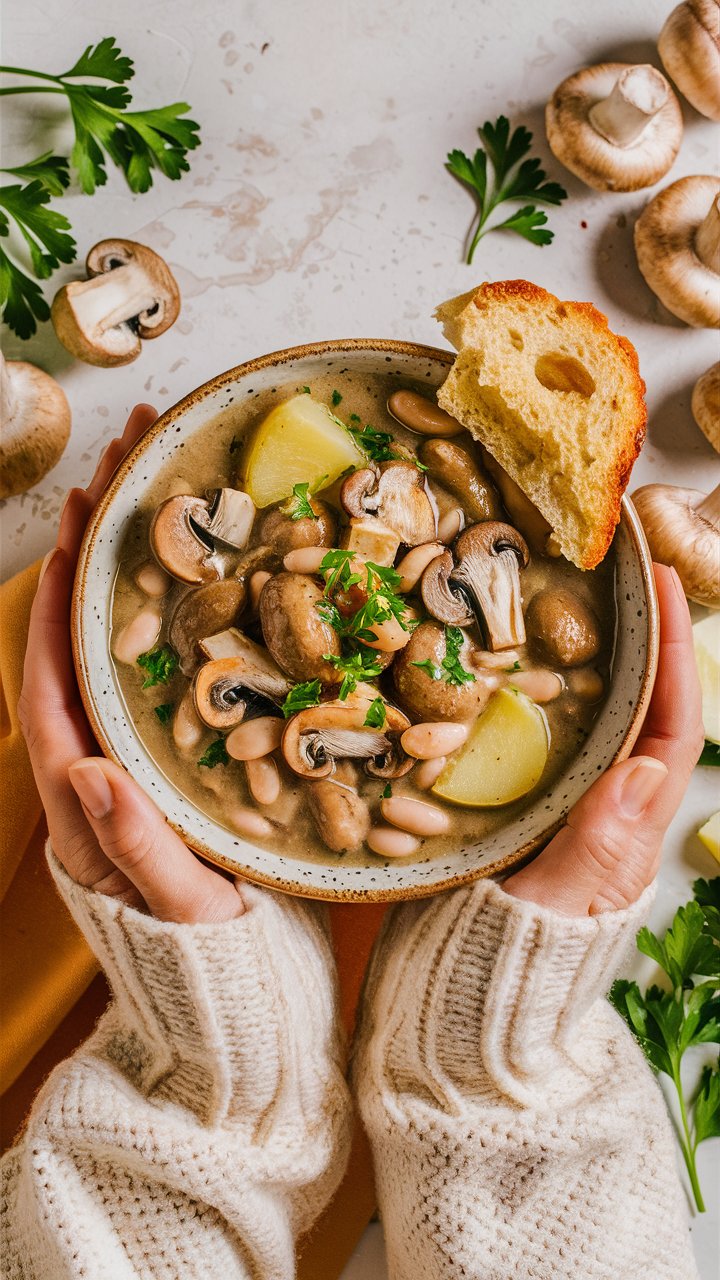 Easy and Creamy Mushroom and White Bean Soup for Busy Weeknights 2025