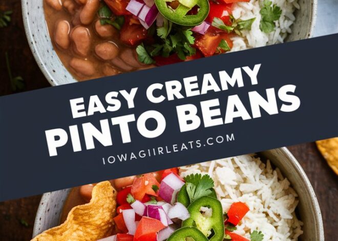Homemade Creamy Cheddar Pinto Beans – Perfect for Weeknight Dinners 2025