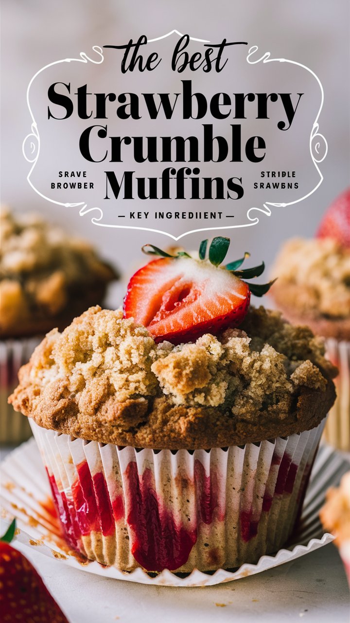 Simple Strawberry Muffins with Crumble Topping You Can Bake Today 2025