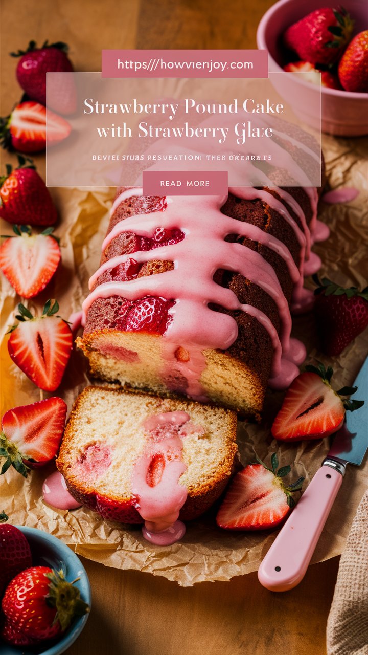 How to Bake a Moist and Flavorful Strawberry Pound Cake from Scratch 2025