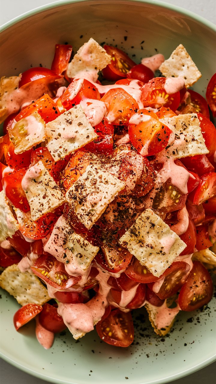 Quick & Easy Tomato Cracker Salad in Under 10 Minutes 2025
