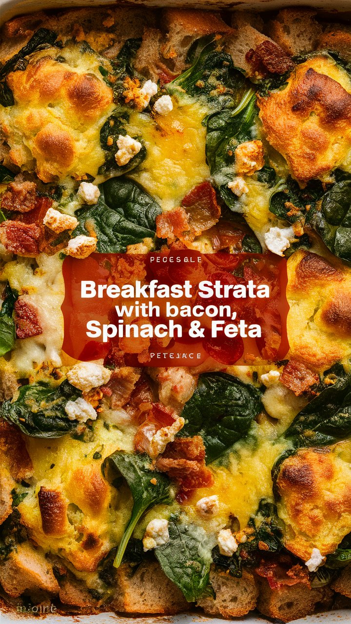 Make-Ahead Brunch Recipes: Spinach Bacon Strata for Busy Mornings 2025