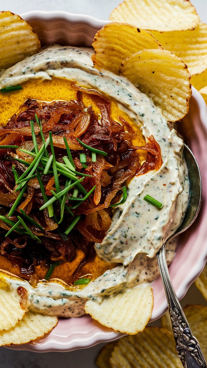 Rich and Creamy Caramelized Onion Dip Recipe You Can Make Ahead 2025