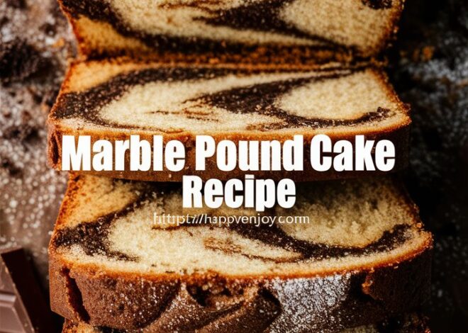 How to Make the Best Moist Marble Pound Cake from Scratch 2025