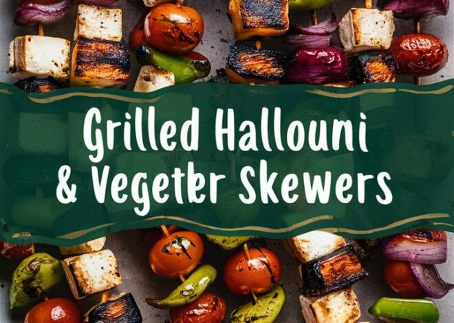 Easy Grilled Halloumi Skewers with Lemon and Fresh Herbs 2025