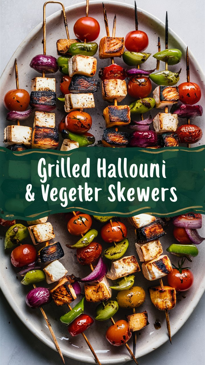 Easy Grilled Halloumi Skewers with Lemon and Fresh Herbs 2025