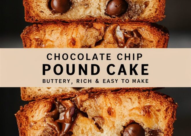 Bakery-Style Moist Chocolate Chip Pound Cake You Can Make at Home 2025
