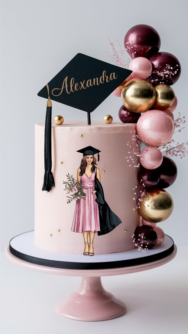 21 Easy to Advanced Graduation Cake Ideas Perfect for Girls 2025
