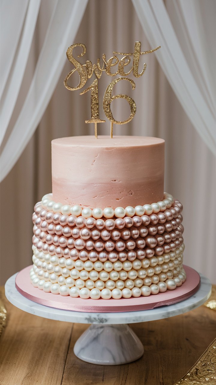 16 Sweet 16th Birthday Cake Ideas for Girls to Try Today 2025