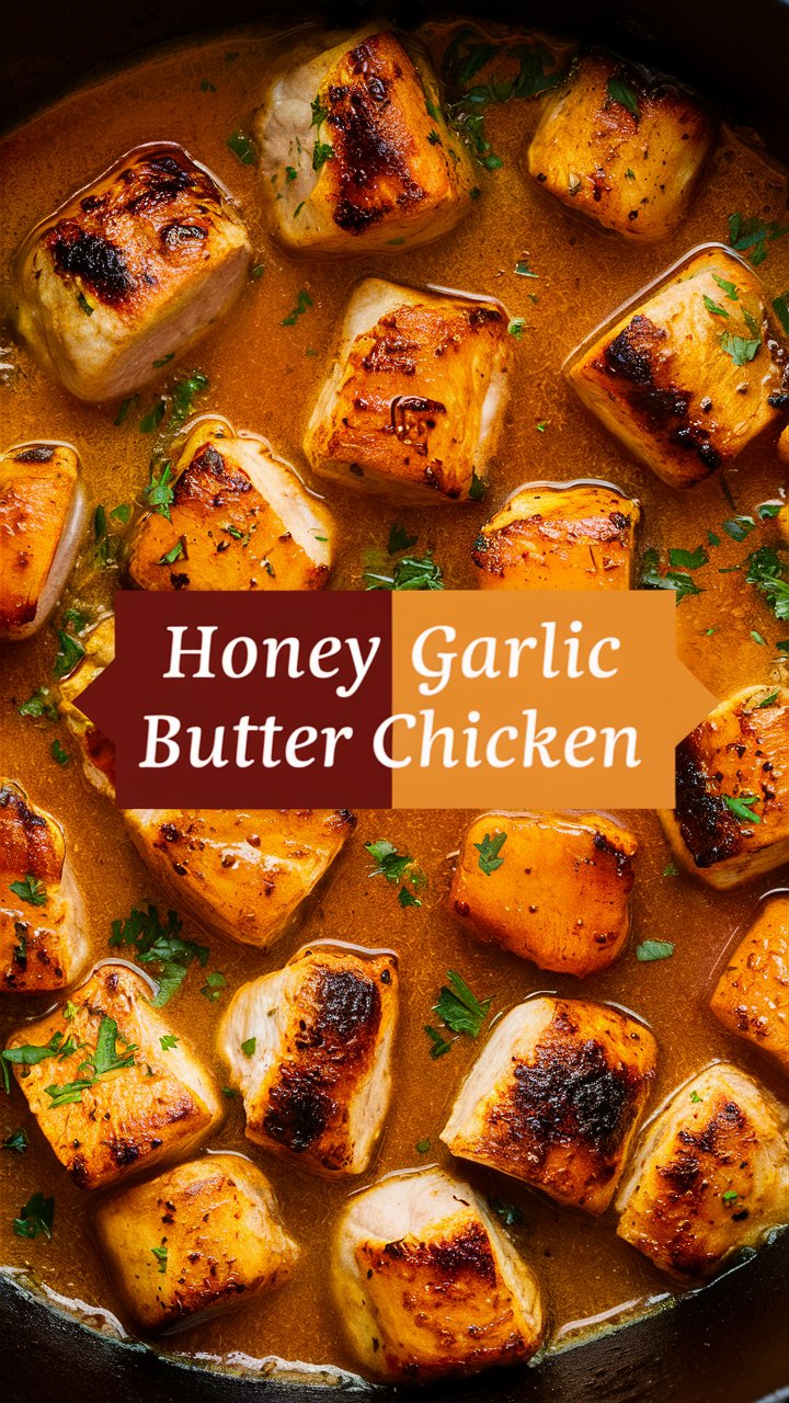 Golden Honey Garlic Butter Chicken with Roasted Potatoes 2025