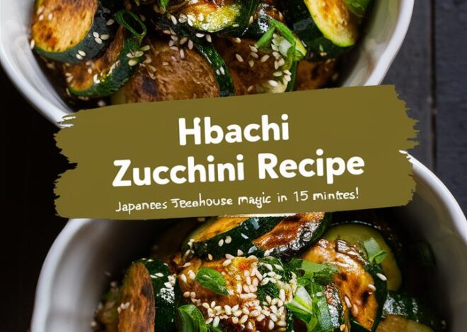 The Best Hibachi Zucchini Stir Fry Recipe You’ll Ever Try 2025
