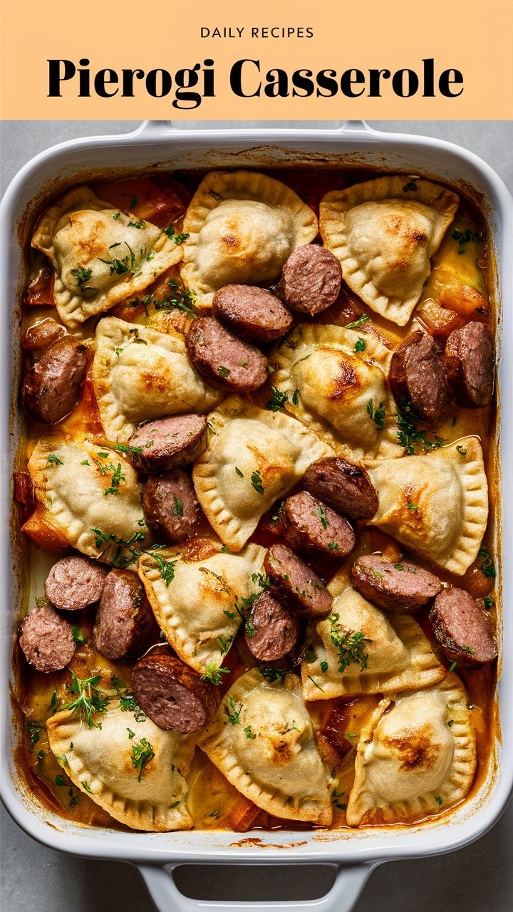 Cheesy Baked Pierogi Casserole Recipe Your Family Will Love 2025