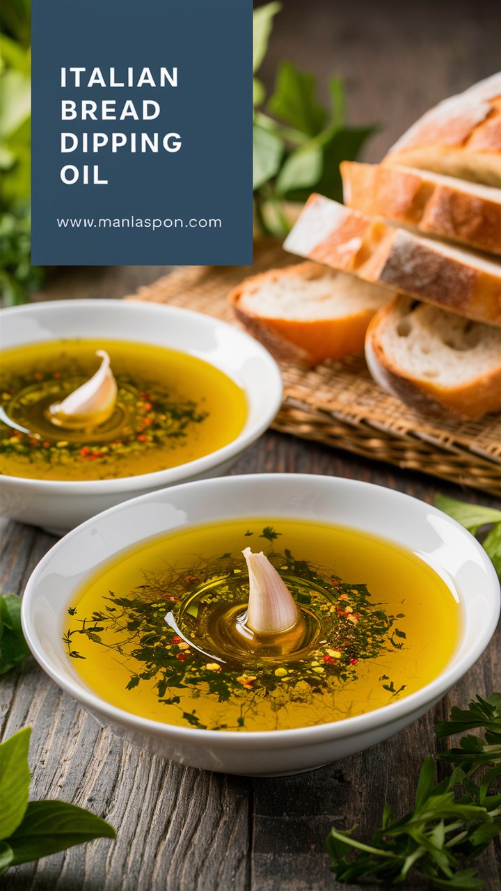 5-Minute Italian Dipping Oil with Fresh Herbs & Parmesan 2025