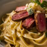 Creamy Gorgonzola Steak Pasta