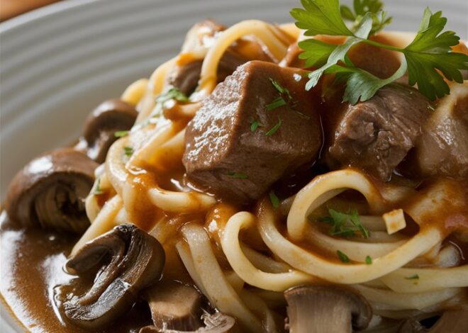 Creamy Beef Stroganoff Recipe with Tender Egg Noodles 2025