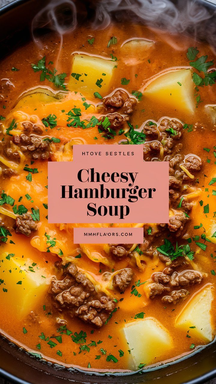 Easy Cheesy Hamburger Potato Soup Recipe for Cozy Family Dinners 2025