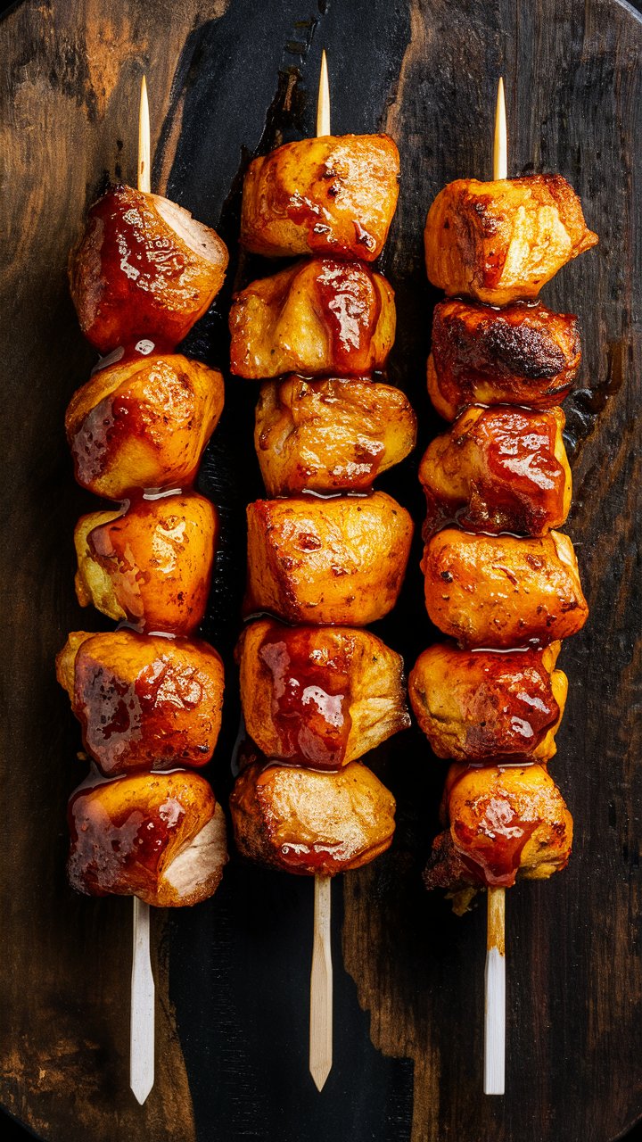 Easy Grilled Chicken Skewers with Peanut Sauce for Weeknight Dinners 2025