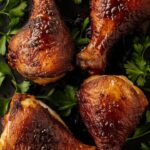 Air Fryer Balsamic Chicken Thighs