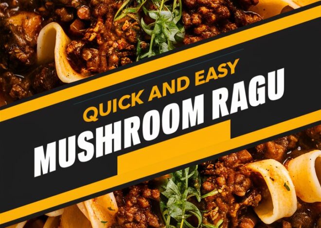 How to Make Authentic Mushroom Ragu Pasta at Home 2025
