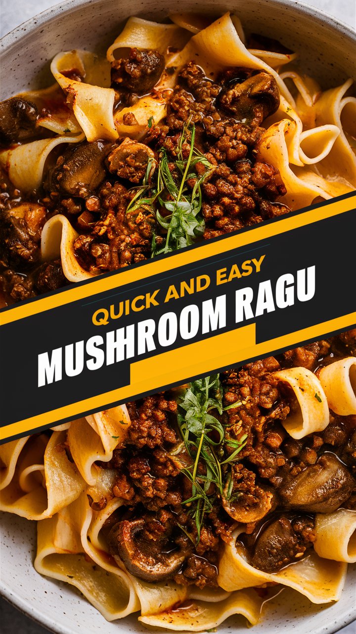 How to Make Authentic Mushroom Ragu Pasta at Home 2025