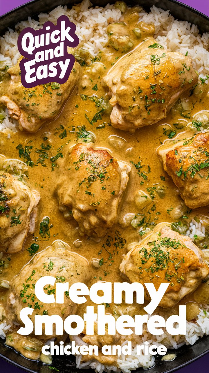 How to Make the Best Creamy Smothered Chicken with Rice at Home 2025