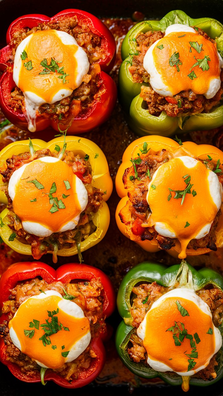 Keto-Friendly Italian Stuffed Bell Peppers – Family Dinner Made Simple 2025