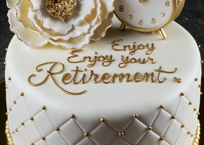 Creative Retirement Cake Designs for an Unforgettable Farewell Party 2025