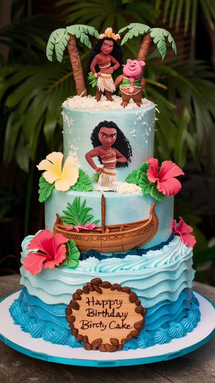 Celebrate in Style with These 19 Creative Moana Cake Ideas2025