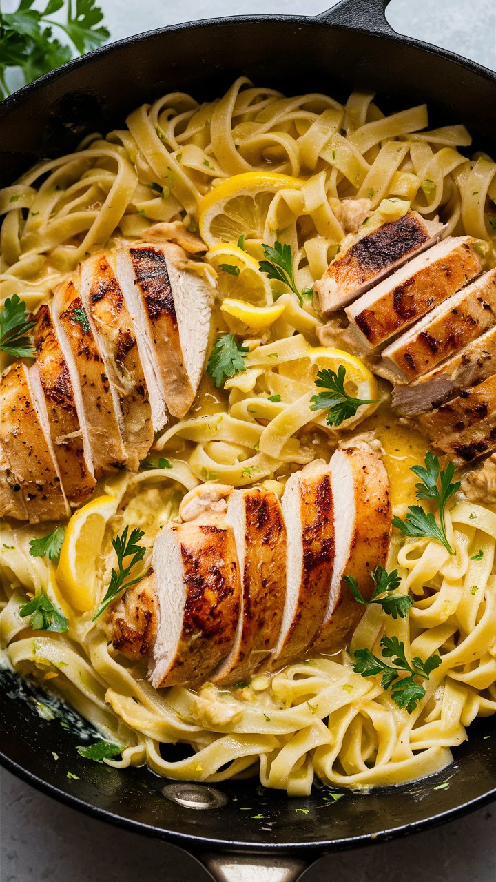 Quick & Delicious Creamy Lemon Chicken Pasta in Under 40 Minutes 2025