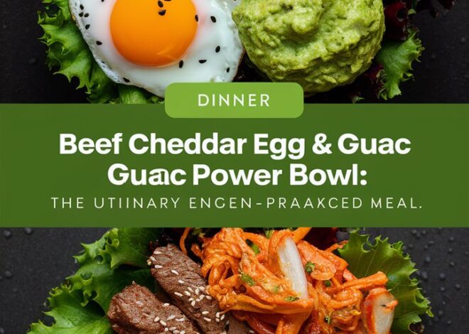 How to Make the Perfect Beef Cheddar Egg & Guac Power Bowl at Home 2025