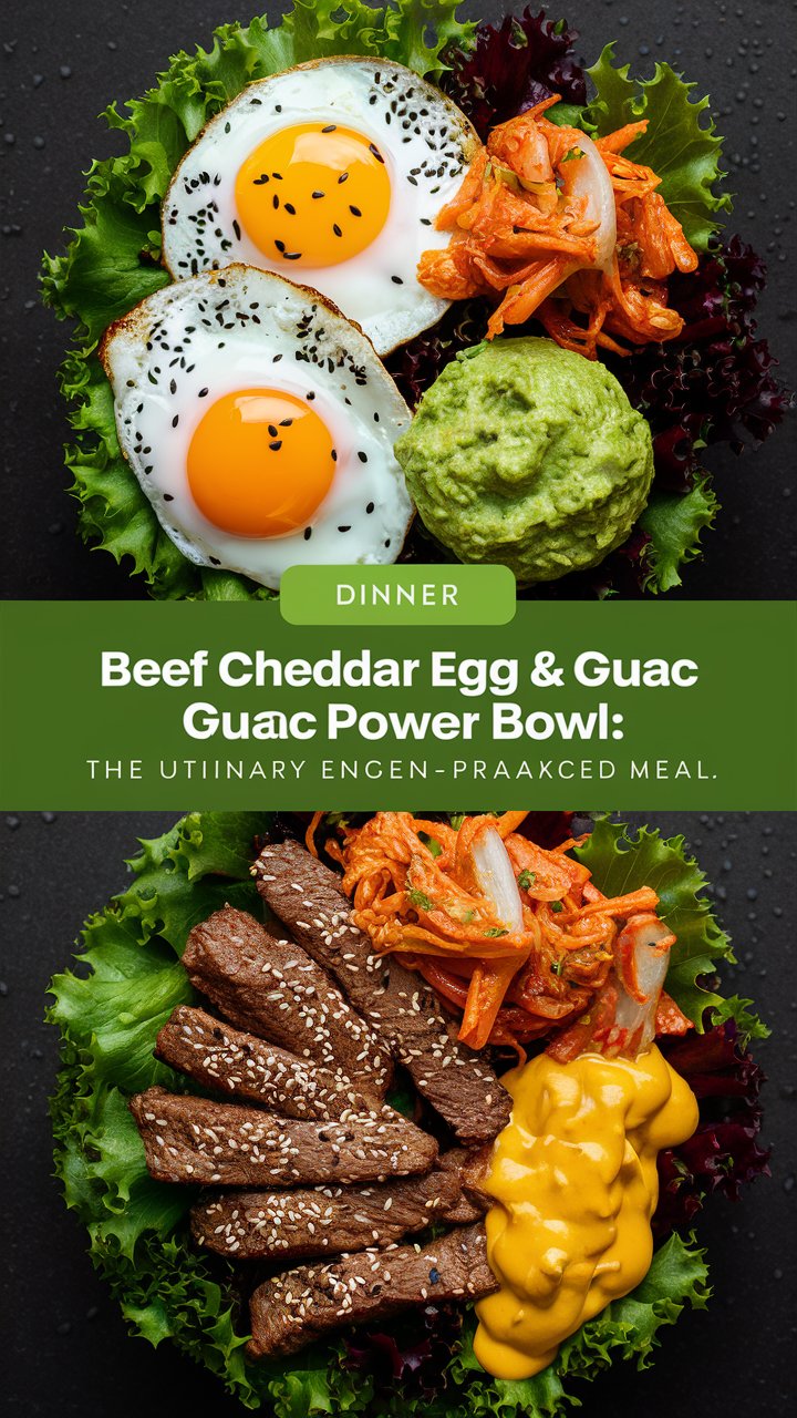 How to Make the Perfect Beef Cheddar Egg & Guac Power Bowl at Home 2025