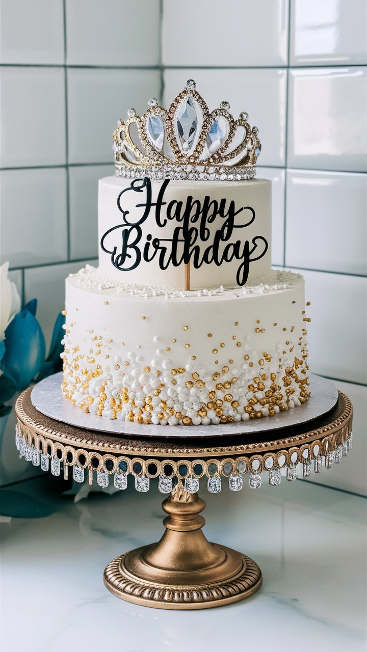 Top 17 Elegant Cake Designs for a Stylish Woman’s Birthday Party 2025