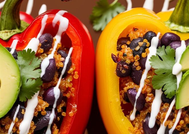 Creamy Quinoa and Bean Stuffed Peppers – Crockpot Style 2025
